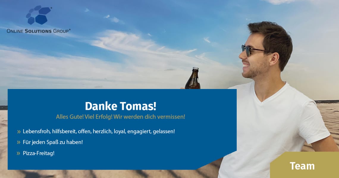 Tomas letzter Tag bei der OSG