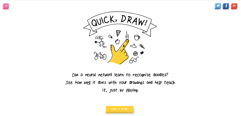 Machine Learning mit Spaß: Google Quick, Draw!