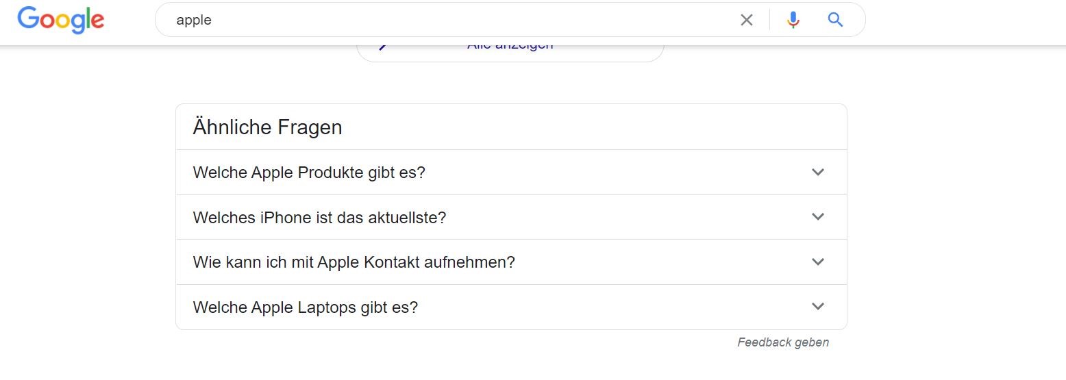 Nutzer fragten Auch Funktion Google (SEO Checkliste)