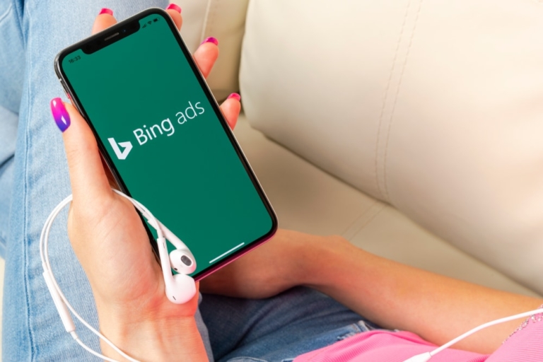 Bing Ads auf dem Smartphone