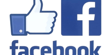 Facebook Logo und Daumen