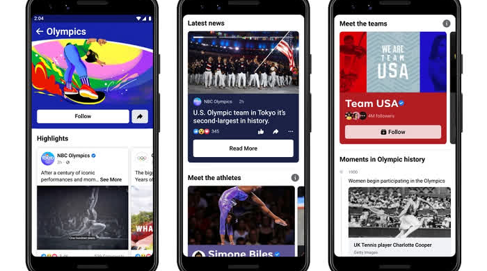 Facebook Olympics Hub