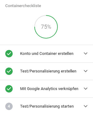 Verknüpfung mit Google Analytics herstellen