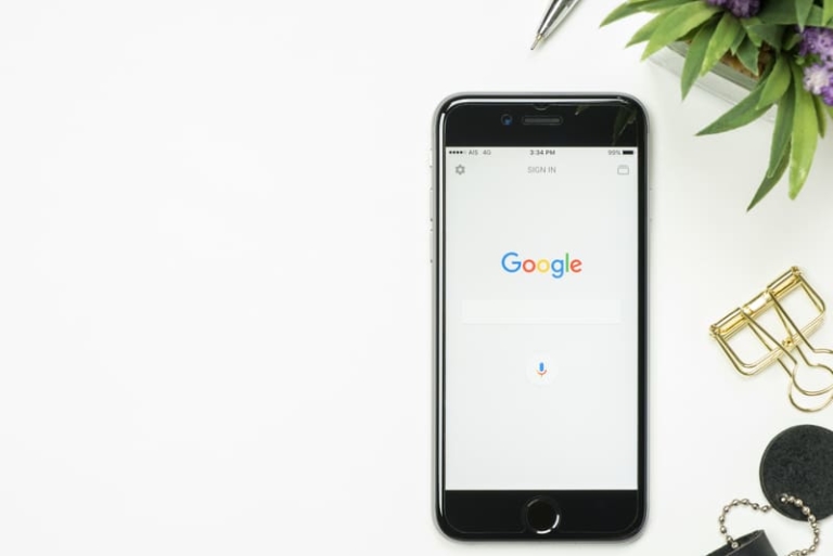Google auf dem Smartphone