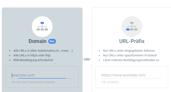 Google Search Console Statusbericht zu Rich Snippets