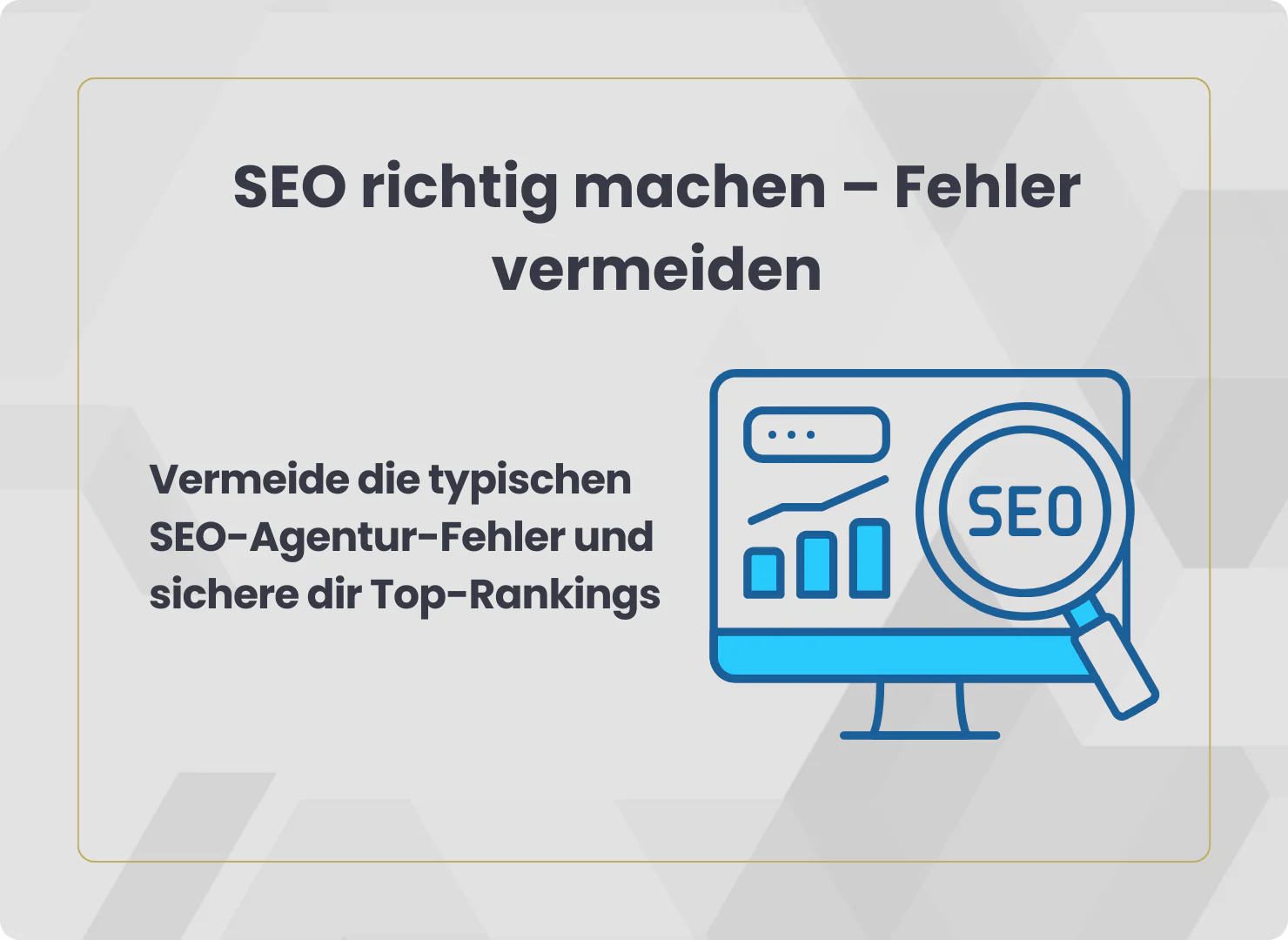 Fehler von SEO Agenturen