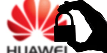 Huawei Logo mit Schloss