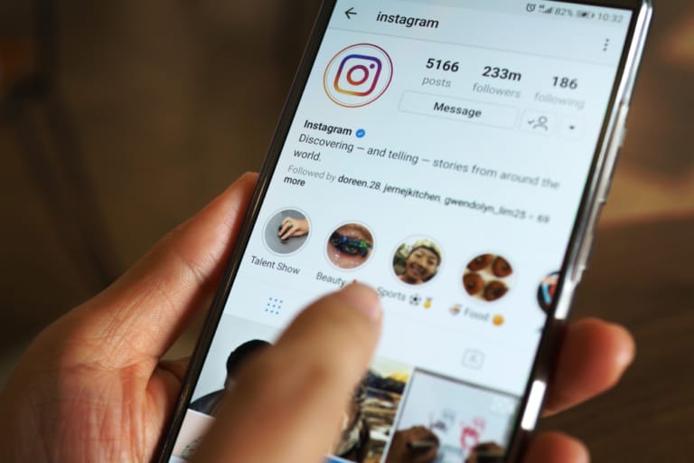 Instagram Story Entwurf verkündet