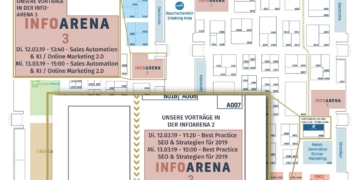 Hallenplan Internet World Messe