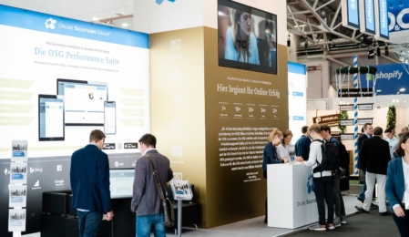 OSG Messestand auf der InternetWorld 2019