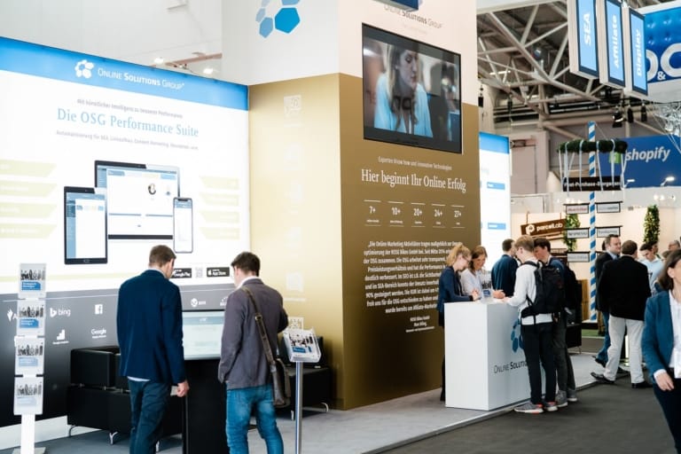 OSG Messestand auf der InternetWorld 2019