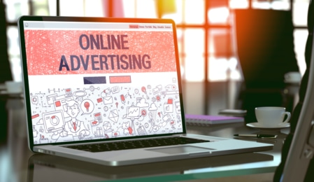 Online Advertising Lap Top