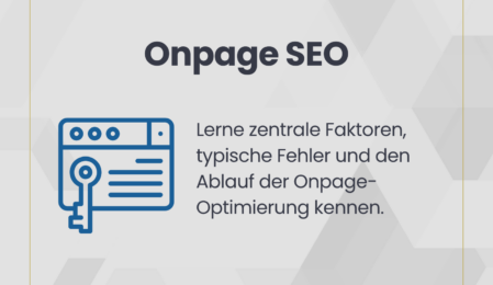 Onpage SEO Optimierung