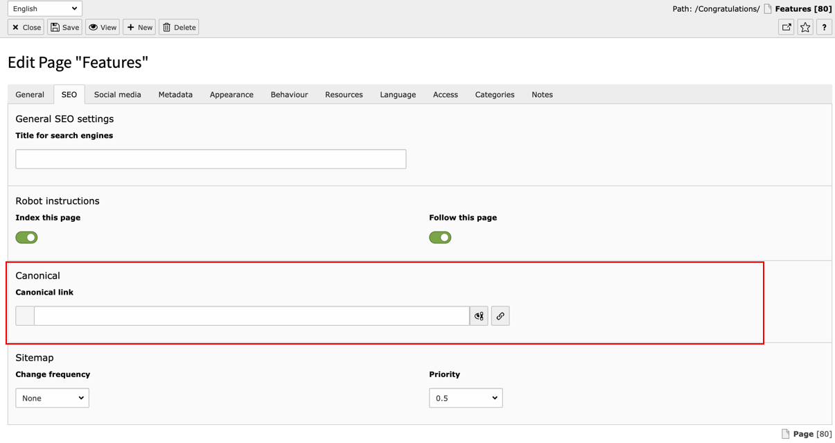Typo3 SEO Canonical