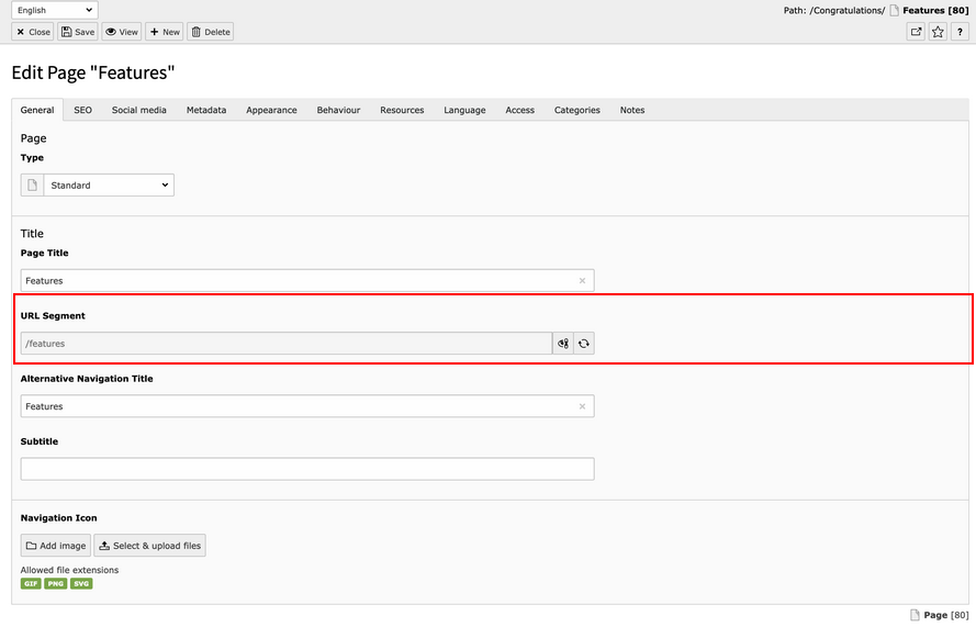 Typo3 SEO URL