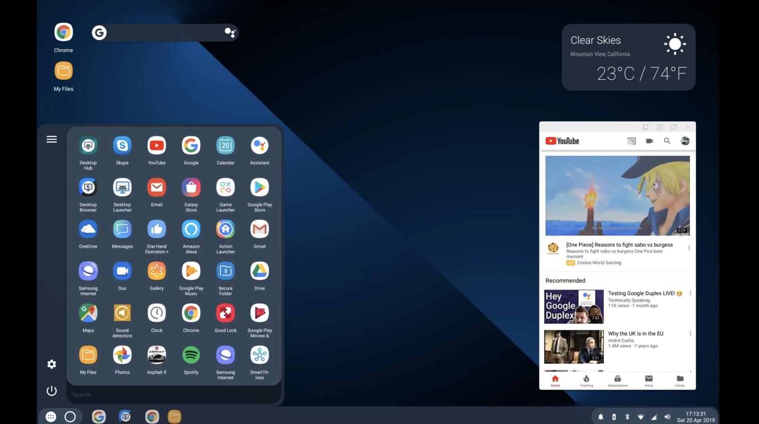 android q desktop
