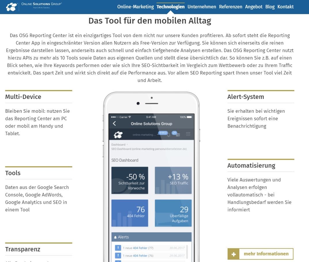 Die eigene Webseite ist für die App Vermarktung unabdingbar. Sie zählt zum Bereich der Owned Media.