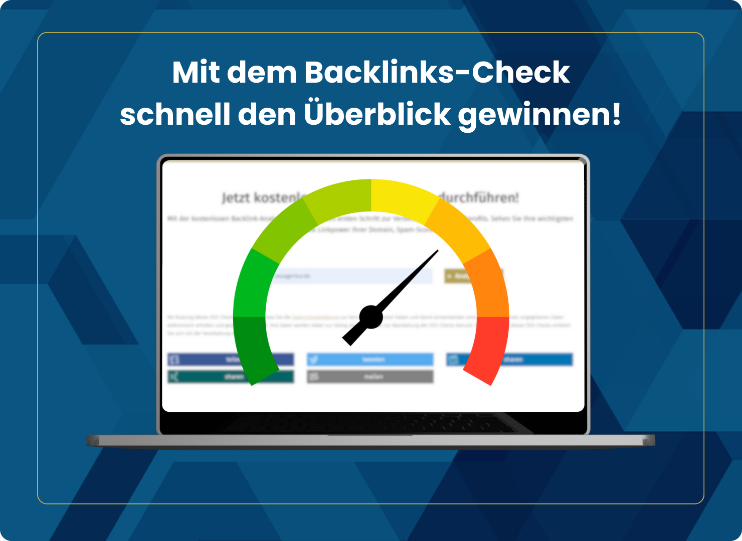 Der Backlinks-Check gibt einen schnellen Überblick zum gewünschten Linkprofil.