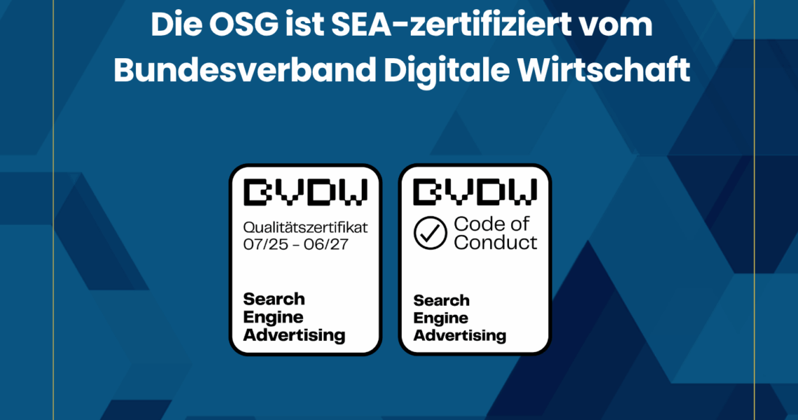 BVDW SEA Qualitätszertifikat