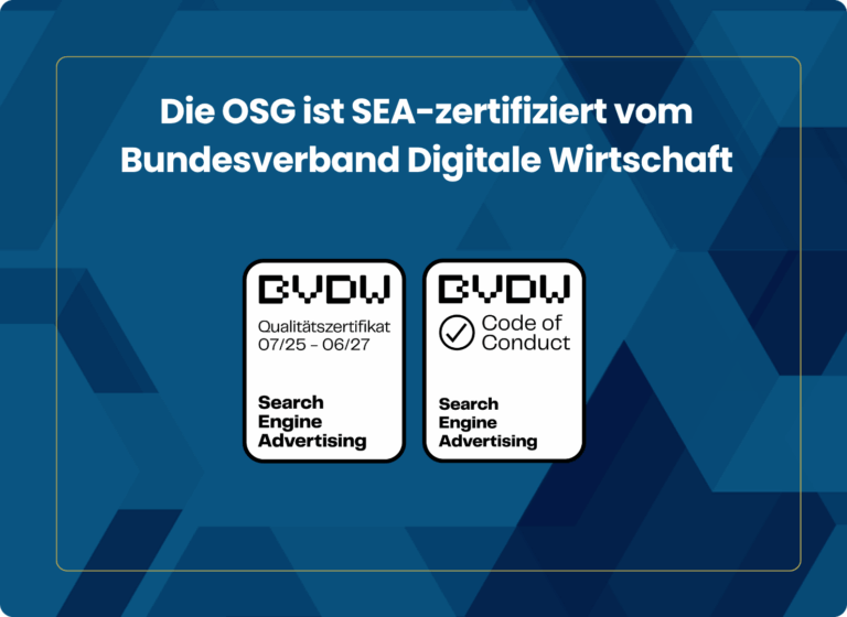 BVDW SEA Qualitätszertifikat