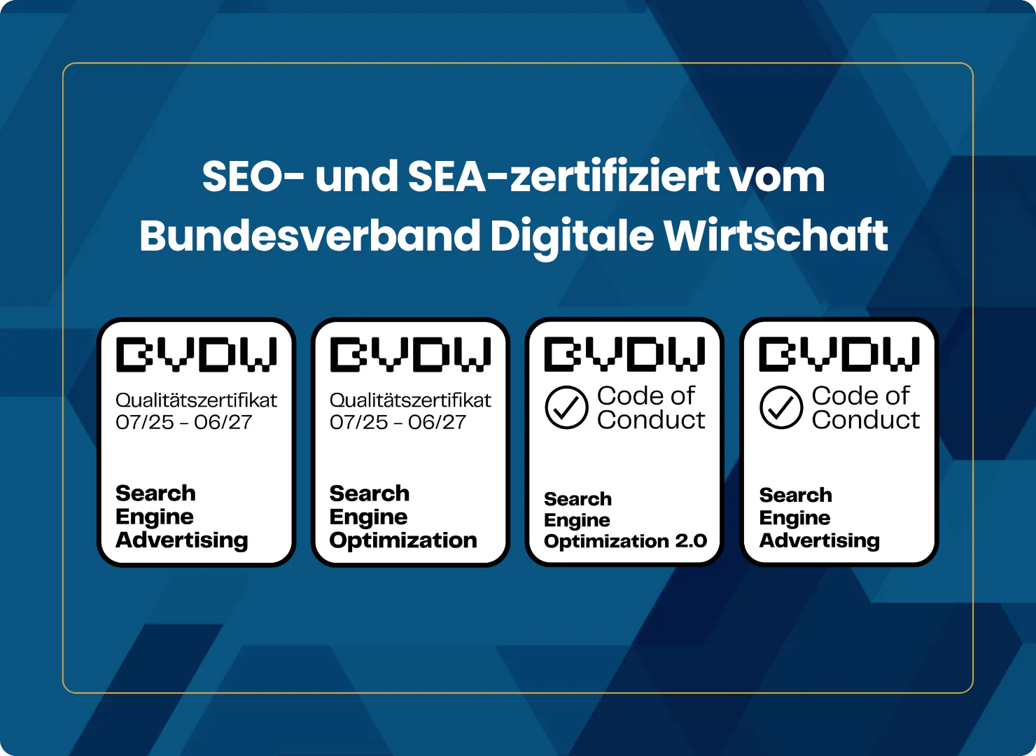BVDW SEO- und SEA-zertifziert