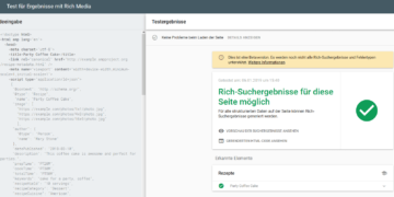 Das Rich Results Testing-Tool von Google unterstützt ab jetzt eine Editierfunktion für Codes