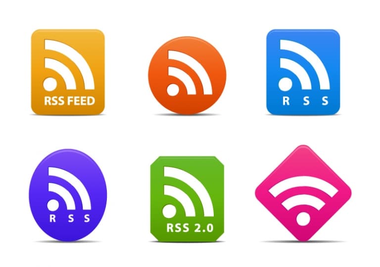Coverbild RSS Feed Symbole