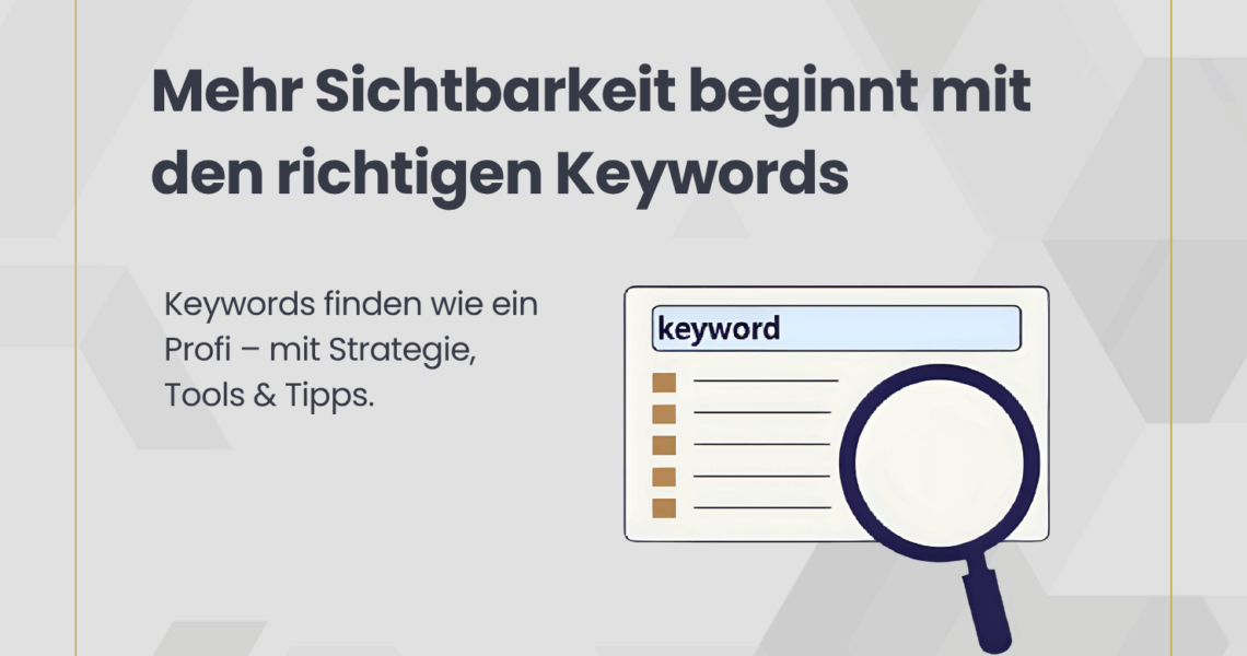 Die besten Keywords finden für SEO