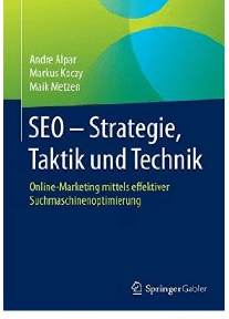 Die besten SEO Bücher - Buchcover SEO - Strategie, Taktik und Technik