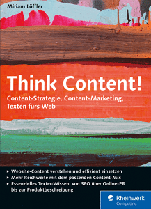 Die besten SEO Bücher - Buchcover Think Content!