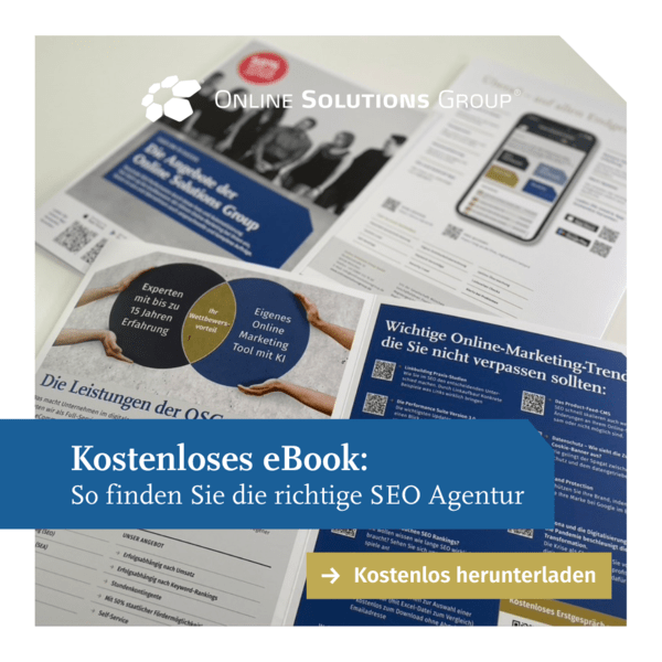 kostenloses eBook: SEO Agentur Auswahl inklusive Checkliste