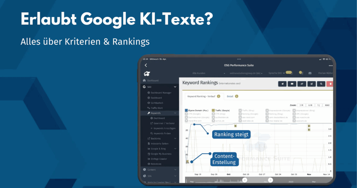 Erlaubt Google KI-Texte