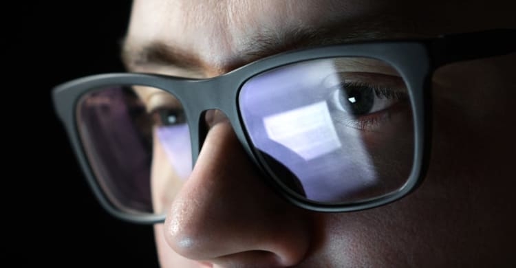 gazeplots mann mit Brille