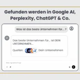 Gefunden werden bei ChatGPT und Perplexity