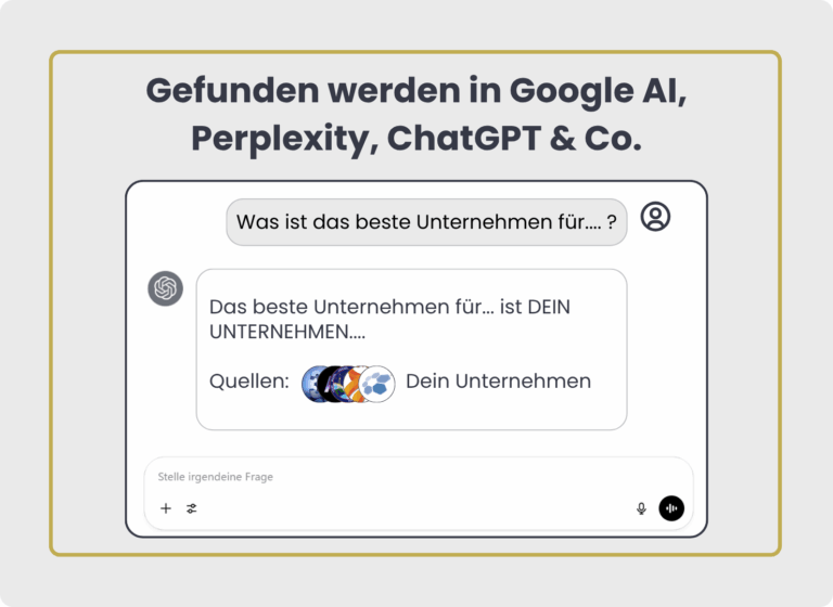 Gefunden werden bei ChatGPT und Perplexity