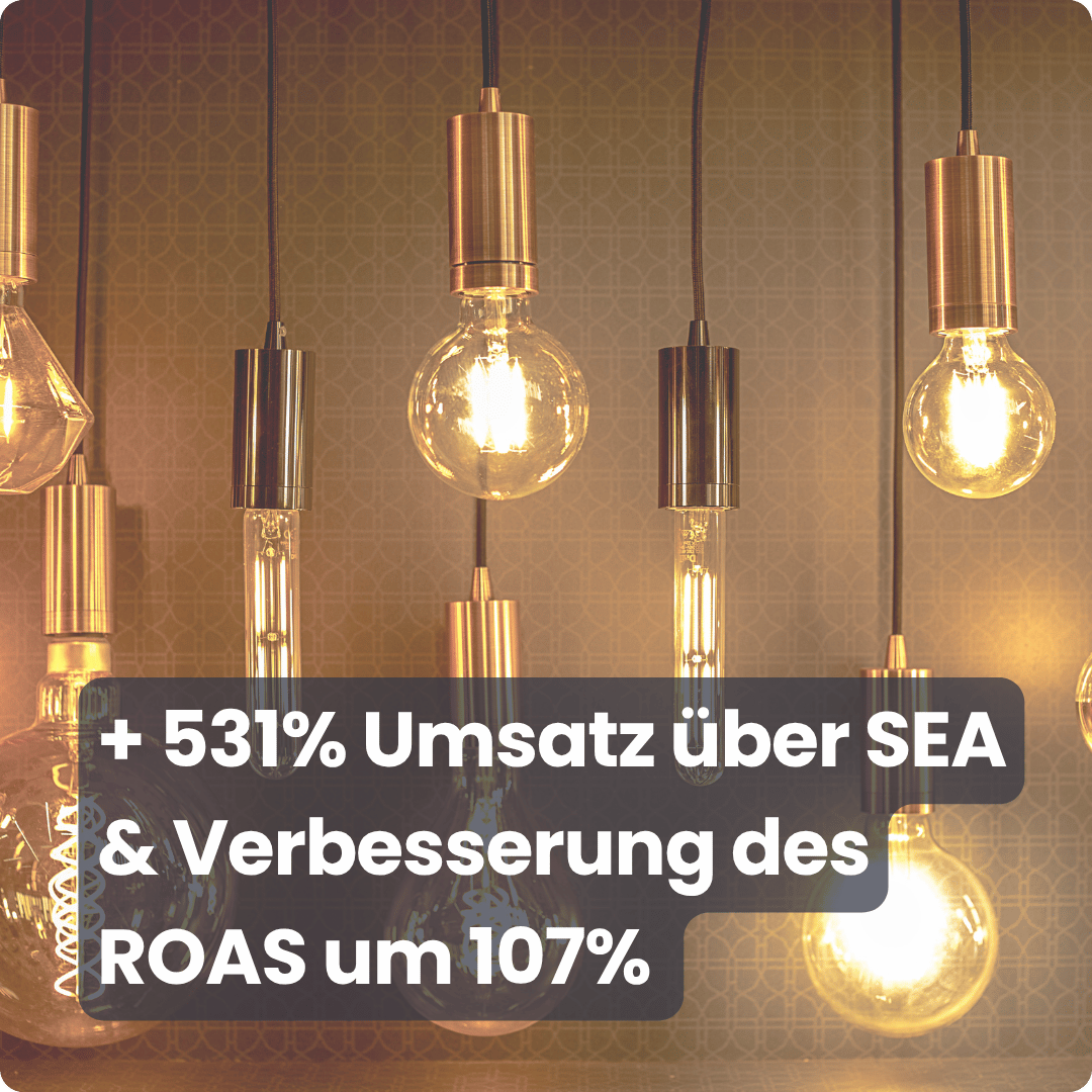 Google Ads Case Beleuchtung