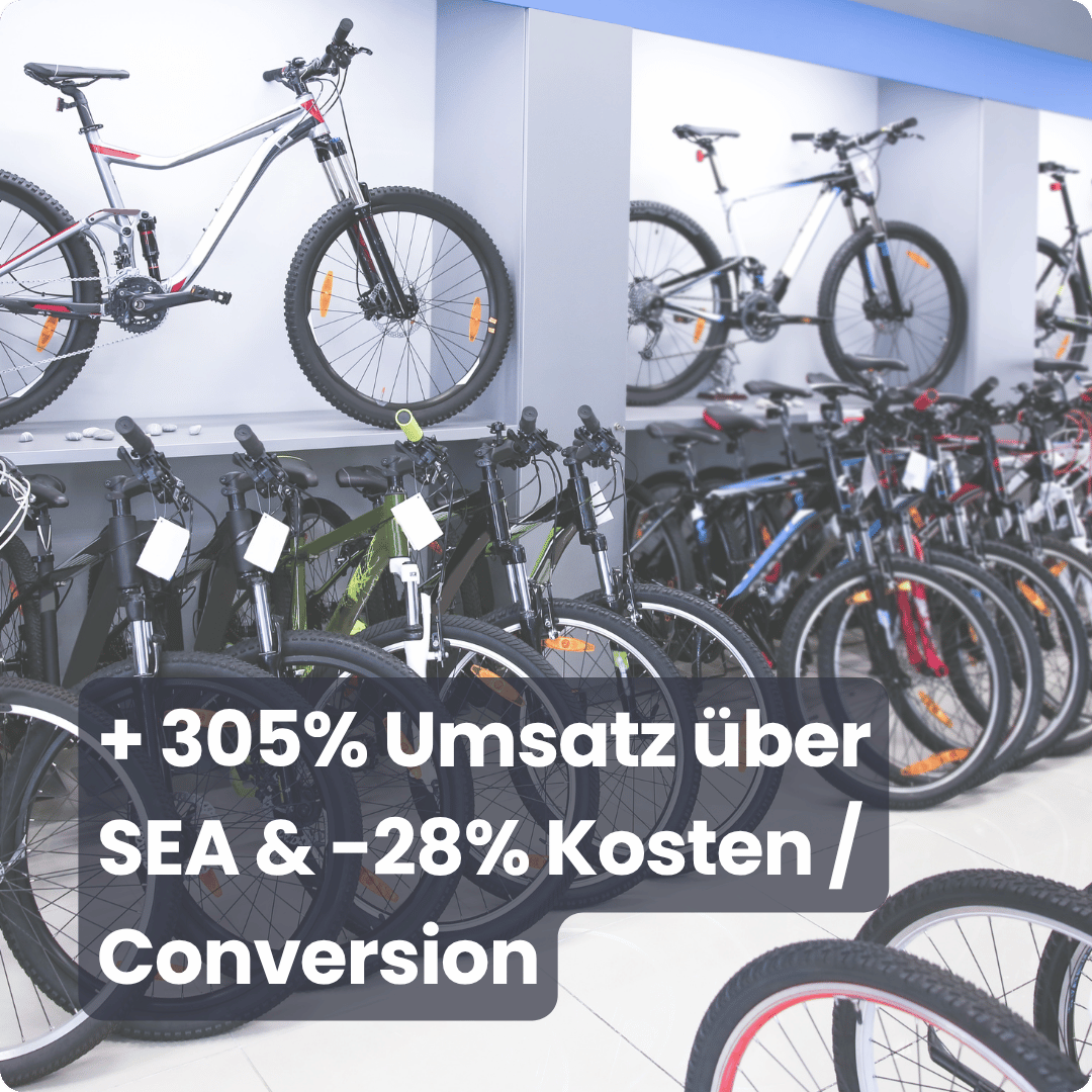Google Ads Case Fahrradhersteller