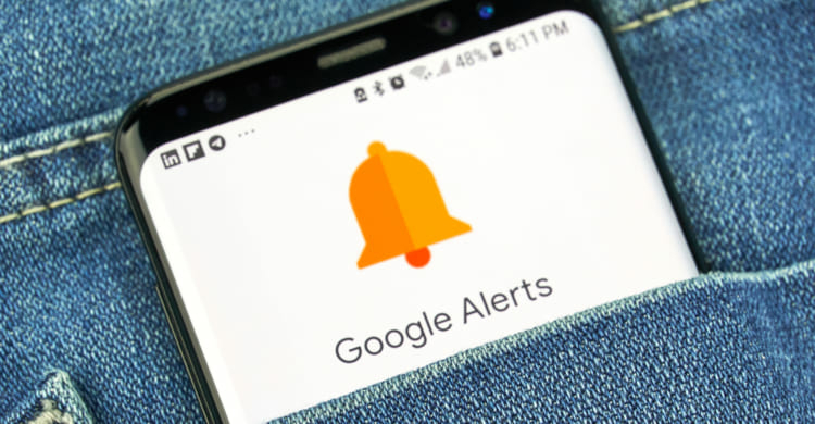 google alerts anzeige smartphone