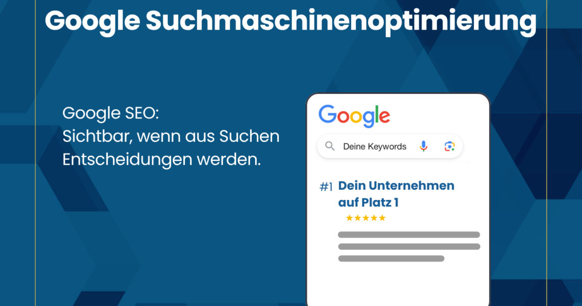 Google Suchmaschinenoptimierung