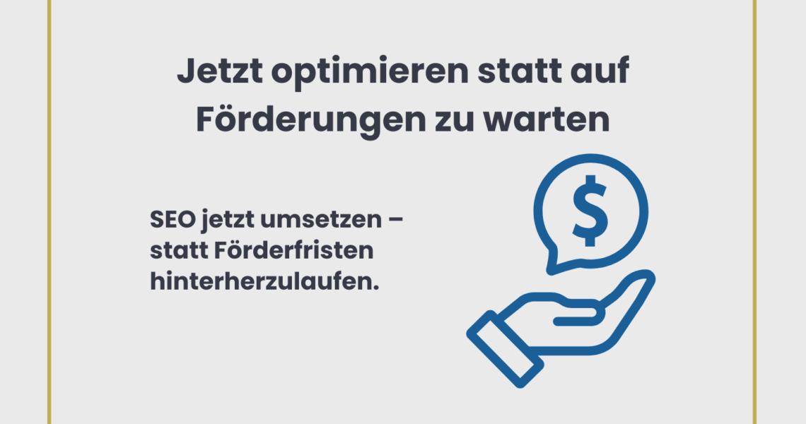 SEO Förderungen