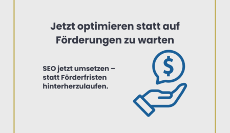 SEO Förderungen
