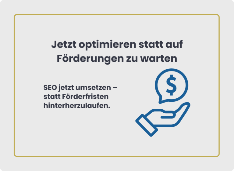 SEO Förderungen