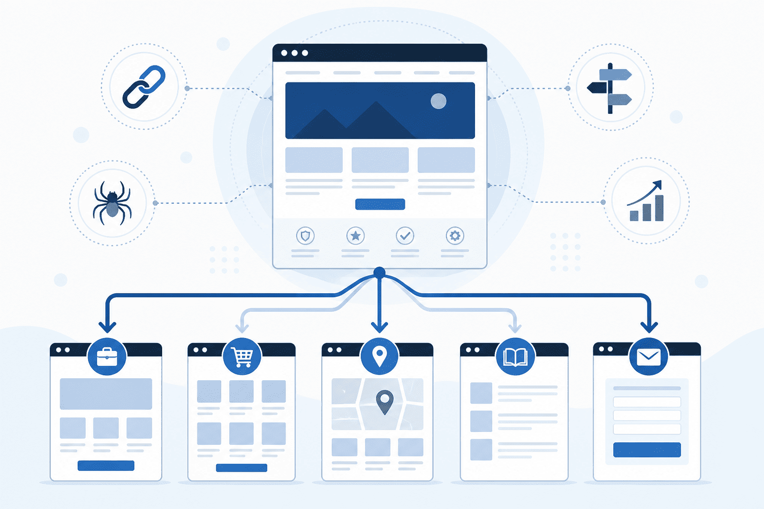 Hompage SEO: Optimierung der internen Verlinkung