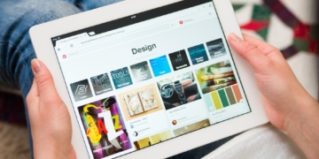 iPad mit Pinterest