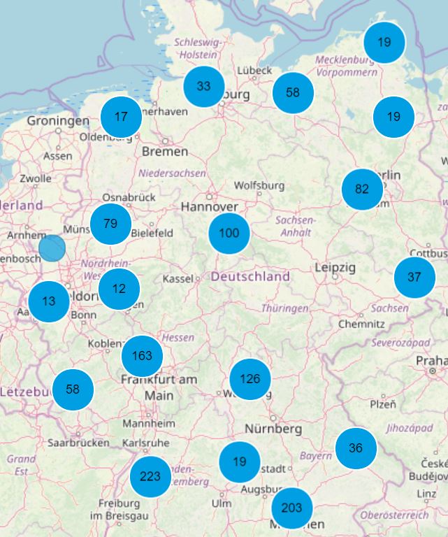 Interaktive Karte zum Mobilfunkausbau 