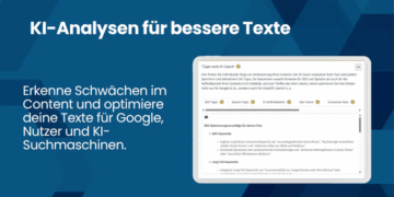 KI Analysen für bessere Texte