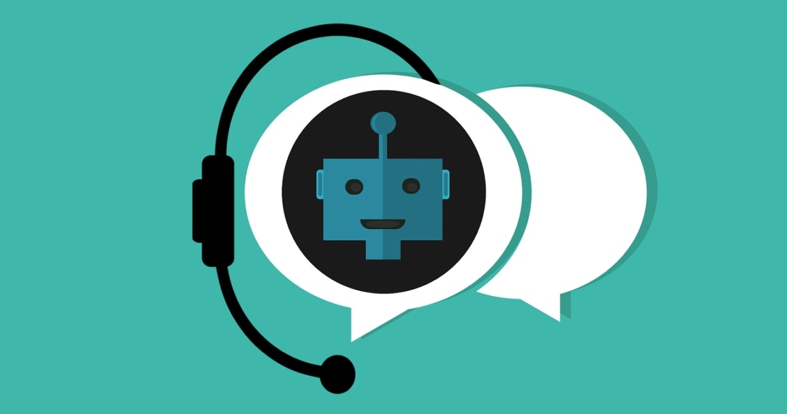 Chatbot mit Sprechblase