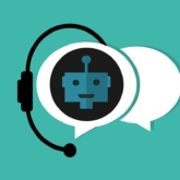 Chatbot mit Sprechblase