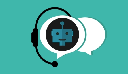 Chatbot mit Sprechblase