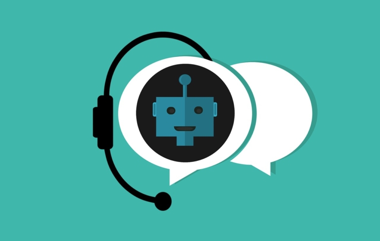 Chatbot mit Sprechblase